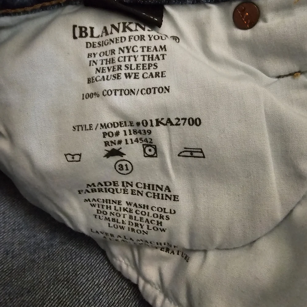 Blank NYC The Baxter Ribcage Straight Leg Jeans in Medium Wash - Picture 7 of 12